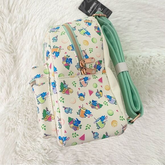 Loungefly Disney Lilo & Stitch Vacation Vibes Mini Backpack - Picture 6 of 8